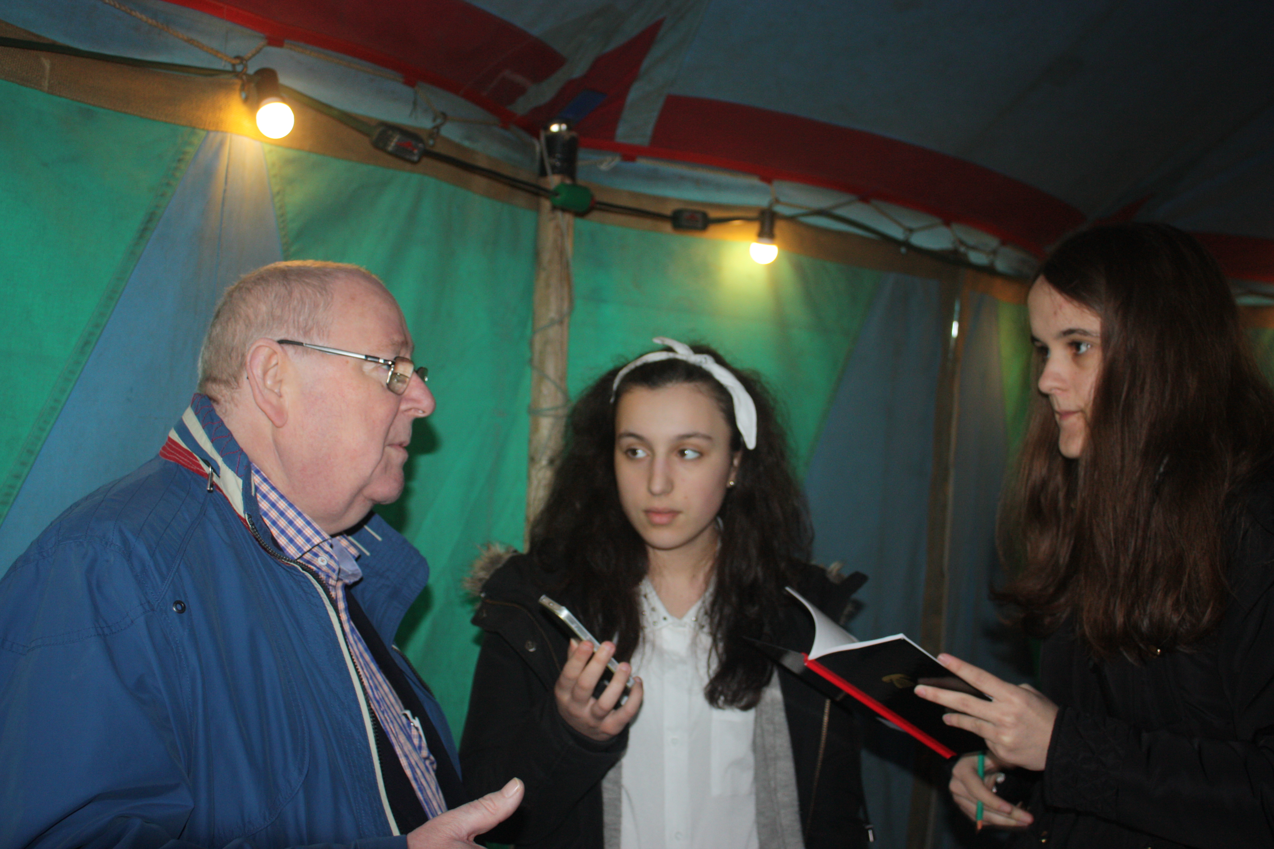 Juniorreporter interviewer borgmester